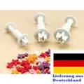 Produktbild: Sterne Stempelausstecher Weihnachten 3-teilig Kuchen Fondant Happy Birthday Star