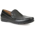 Produktbild: Geox U SIRON A Mokassin Loafer, Business Schuh, Autofahrer Schuhe mit Ziernaht schwarz 45 EU