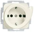 Produktbild: Busch-Jaeger Einsatz Schutzkontakt-Steckdose Perlweiß, Creme-Weiß 2CKA002011A2597 1St.