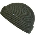 Produktbild: Enter the Complex® Fisherman Beanie, 100% Merino Wolle, Trawler Mütze, Fischermütze, Troyer, Ribbstrick, Damen und Herren, Olive
