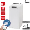 Produktbild: Hoover THOS486TM4-S Waschmaschine Toplader 8kg Gentle Touch Extra Care hOn 2ML