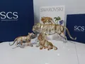 Produktbild: Swarovski 💎Jahresausgabe 2010 Tiger 1003148 + Tigerbabies Sitzend + Stehend OVP