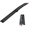 Produktbild: Baumarktplus - trutzholm 1 x Auffahrrampe klappbar 228 cm Traglast 340 kg Alu schwarz gelocht Motorradrampe Verladerampe
