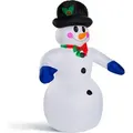 Produktbild: MONZANA® Aufblasbarer Schneemann XXL 240cm LED Beleuchtet Befestigungsmaterial IP44 Außen Witterungsbeständig Weihnachtsdeko Weihnachtsfigur Christmas