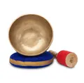 Produktbild: XDrum Klangschalen 22 cm Komplett Set inklusive passendem Kissen und Schlägel, handgehämmert in Indien - ideal für Meditations- und Therapiezwecke