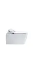 Produktbild: Duravit Set Me by Starck Rimless (spülrandlos) Wand-WC inklusive SensoWash Slim