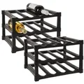 Produktbild: 2x Weinregal Flaschenregal Weinschrank Regal Wein für 24 Flaschen 0240
