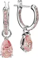 Produktbild: Swarovski Paar Creolen Stilla Pear Drop, mit Swarovski® Kristall - Einhänger abnehmbar