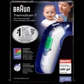 Produktbild: Braun ThermoScan 7 Ohrthermometer | Age Precision Technologie | Farbcodiertes Di