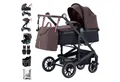 Produktbild: Daliya® Kombi-Kinderwagen NEOMOVE 3in1 Kinderwagen mit i-Size Babyschale & Buggy, (Reise-Set, 10-tlg), Kinderwagen mit i-Size Babyschale, Alu-Rahmen, Großer Einkaufskorb