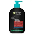 Produktbild: Garnier Hautklar Waschgel, BHA Carbon Cleanser mit Kohle, Anti-Mitesser & Anti-Pickel Waschgel und Gesichtsreiniger, 250 ml
