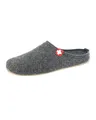Produktbild: Living Kitzbühel - Filz - Schweizer Kreuz - Pantoffeln (36 EU Anthrazit)