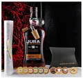 Produktbild: Geschenk Jura 18 Jahre Single Malt Whisky + Glaskugelportionierer + Edelschokoladen