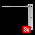 Produktbild: Abus Türschließer Automatikschließer Schließsystem Aluminium Türzubehör 3 STÜCK
