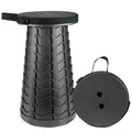 Produktbild: Tragbarer Teleskophocker, einziehbarer Klapphocker für Camping, Garten, Angel...