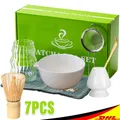 Produktbild: Matcha Set mit Besenhalter Teebesen Teelöffel Halter und Keramik Schüssel DE
