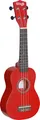 Produktbild: Sopran Ukulele, rot, inklusive Tasche