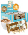 Produktbild: Sven Jack (Energy Cake) Haferriegel Cappuccino 24x 125g I Haferflocken Energieriegel mit Cappuccino & weißer Schokolade I Veganer Haferriegel I Langkettige Kohlenhydrate & wenig Zucker I Müsliriegel