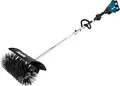 Produktbild: Makita Kehrbürstenaufsatz BR400MP 199318-5 | 60 cm Bürstenbreite | Für unebene Flächen, Wege, groben Schmutz | Schwarz