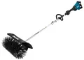 Produktbild: Makita - Sweeping brush attachment - für stubborn dirt, Blätter - 250 mm - Breit