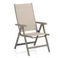 Produktbild: Kettler Basic Plus Klappsessel Multipositionssessel Taupe/ Stucco NEUHEIT