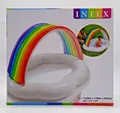 Produktbild: INTEX Kinderpool Planschbecken Babybecken mit Sonnenschutz Regenbogenwolke 57141