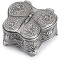 Produktbild: SUMNACON Schmuck-Aufbewahrungsbox aus Metall, Schmetterlingsform, für Schmuck