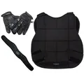 Produktbild: New Legion Paintball Schutzset - schwarz mit Vollfinger-Handschuh
