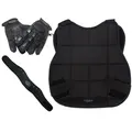 Produktbild: New Legion Paintball Schutzset - schwarz mit Vollfinger-Handschuh