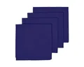 Produktbild: Homescapes Stoffserviette 4er-Set Stoffservietten dunkelblau – 45 x 45 cm, 100% Baumwolle