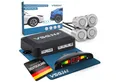 Produktbild: VSG24 Premium Einparkhilfe ECHO PLUS VORNE Display Parkhilfe zum nachrüsten Rückfahrkamera (Rückfahrwarner mit Display & 4 Sensoren Stecksystem Nachrüstsatz PDC)