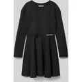 Produktbild: Calvin Klein Jeans Kleid mit Label-Print in Black, Größe 164