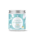 Produktbild: BEN & ANNA WHITE mit Fluorid - Natürliche Zahnpasta im Glas - Aktivkohle Whitening, Vegan, Natürlicher Minz Geschmack - Zahnpasta in der Dose, Weiße Zähne - 1er Pack