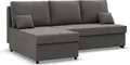 Produktbild: Ecksofa mit Schlaffunktion KEMI, Wohnzimmer Couch, Schlafcouch Ausziehbar, Grau