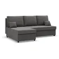 Produktbild: Mebligo Ecksofa, Grau, Textil, 3-Sitzer, L-Form, 201x135 cm, Wohnzimmer, Sofas & Couches, Wohnlandschaften, Ecksofas