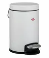Produktbild: WESCO Kosmetikeimer 113 WEISS MATT mit 3 Liter Abfallvolumen und Fußtritt / B...