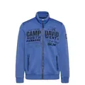 Produktbild: CAMP DAVID Sweatjacke mit Ripstop-Details und Label-Applikationen flight blue blau XXXL (62/64)