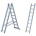 Produktbild: Krause Corda Mehrzweckleiter mit Treppenfunktion 3x8 Sprossen