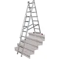 Produktbild: Krause Corda Vielzweck-Leiter 3 x 8 Sprossen Treppenversion
