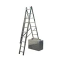 Produktbild: Krause Corda Aluleiter 4,5m 3x8 Multifunktionsleiter Vielzweckleiter Mehrzweck 033383