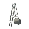 Produktbild: Krause Corda Aluleiter 4,5m 3x8 Multifunktionsleiter Vielzweckleiter Mehrzweck