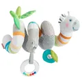 Produktbild: HABA Mobile-Spirale Zebra – Stoffspirale für Babys mit Rassel, Spiegel & Greifelementen – Motorikspielzeug ab 0 Jahren für Babyschale, Kinderwagen & Bett – 2012363001