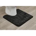 Produktbild: Toilettenmatte 45x50 cm Steine Schwarz