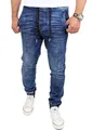 Produktbild: Reslad Casual Style Jeans-Herren Slim Fit Jogging-Hose RS-2071 Blau S