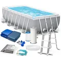 Produktbild: Pool, Grau, Textil, 488x107x244 cm, Freizeit, Pools und Wasserspaß, Pools
