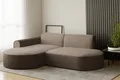 Produktbild: Ecksofa Designersofa BONDY in Stoff Neve Cappuccino Ottomane Links