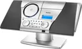 Produktbild: Karcher MC 6550N Kompaktanlage (mit CD Player und Kassettendeck, vertikale Stereoanlage, UKW Radio, Wecker)