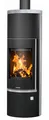 Produktbild: JUSTUS Kaminofen Faro Aqua 2.0 wasserführend schwarz Speckstein 8,5kW