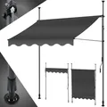 Produktbild: KESSER® Klemmmarkise mit Handkurbel Balkon, Balkonmarkise ohne Bohren, UV-beständig höhenverstellbar wasserabweisend , Sonnenschutz, Terrassenüberdachung , einfache Montage
