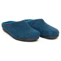 Produktbild: Magicfelt Filz Pantoffel (1-tlg) Pantoffeln - Aus 100% reiner Merinowolle blau 36 EU